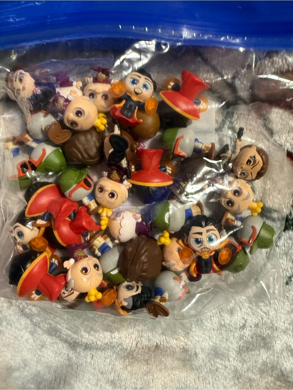 Assorted Kids Action Figure Toy Box - Multicolor Characters